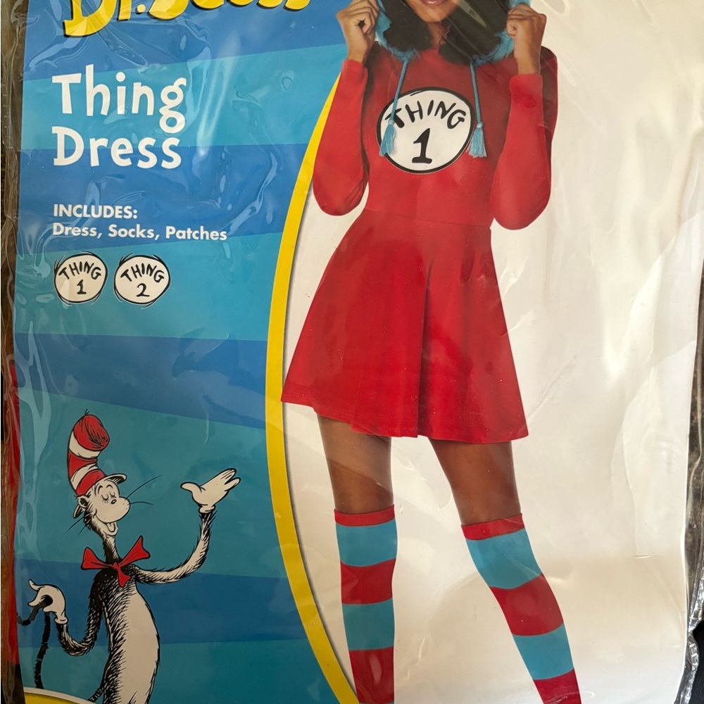 Dr. Seuss Red Thing 1 Dress